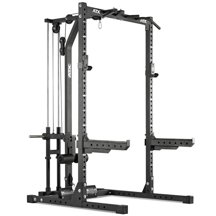 ATX Half Rack 620 s Plate Loaded postajo za potege – profesionalna vadbena postaja