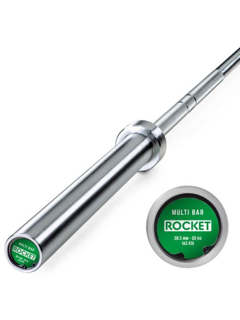 ATX Multi Bar Rocket – 20 kg olimpijska palica z bronastimi ležaji in dvojno označitvijo prijema