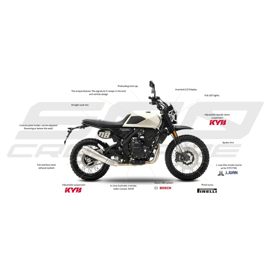 Nastavljivo KYB vzmetenje na Crossfire 500 XC, pripravljeno za terenske izzive