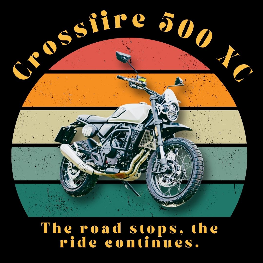 Nastavljivo KYB vzmetenje na Crossfire 500 XC, pripravljeno za terenske izzive