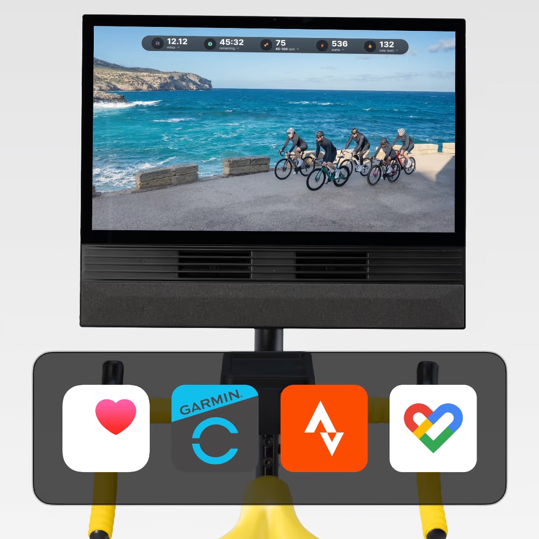 NordicTrack Tour de France Indoor Bike – dirkalno sobno kolo s 24-palčnim HD zaslonom in iFIT tehnologijo za realistično vadbo