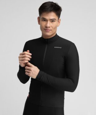 SIROKO DW Grotto moška zimska kolesarska termo majica z odsevnimi detajli