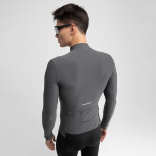 SIROKO M7 Sampeyre moška termo kolesarska majica z dolgimi rokavi z odsevnimi detajli