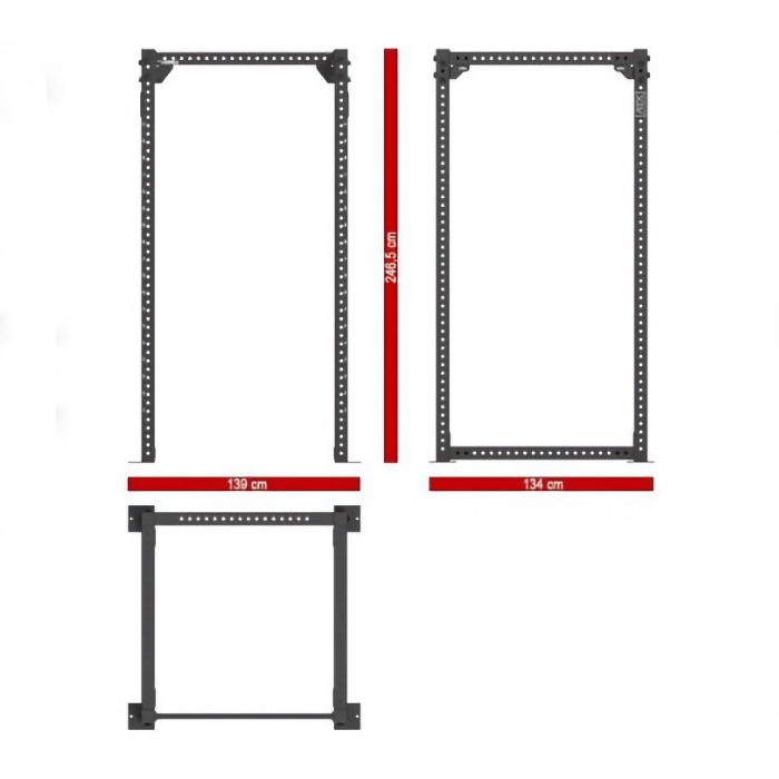 ATX Power Rack PRX-840 – osnovni okvir z 110 cm globino in 2000 kg nosilnosti
