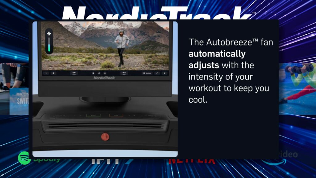 NordicTrack X24 Treadmill - tekalna steza - 4,25 CHP - od -3% do 40% naklona - 24″ HD zaslon na dotik - možnost uporabe aplikacije iFit