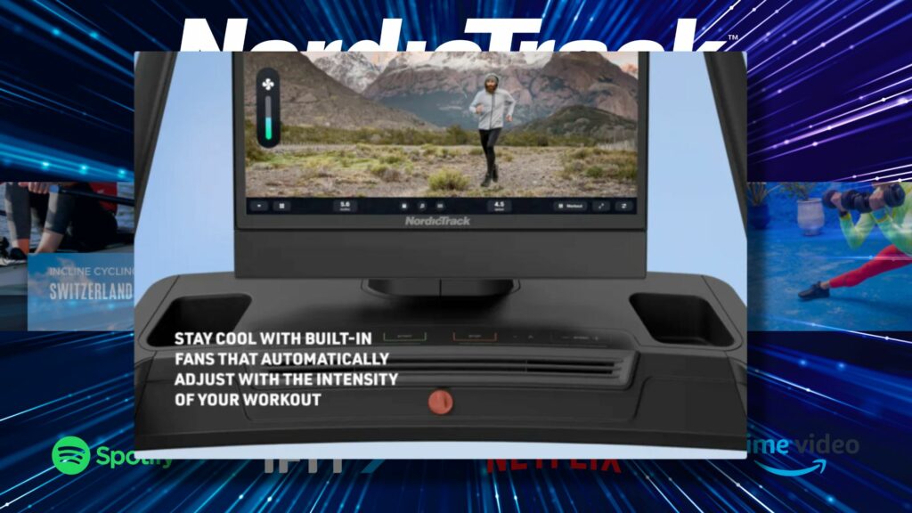 NordicTrack X24 Treadmill - tekalna steza - 4,25 CHP - od -3% do 40% naklona - 24″ HD zaslon na dotik - možnost uporabe aplikacije iFit