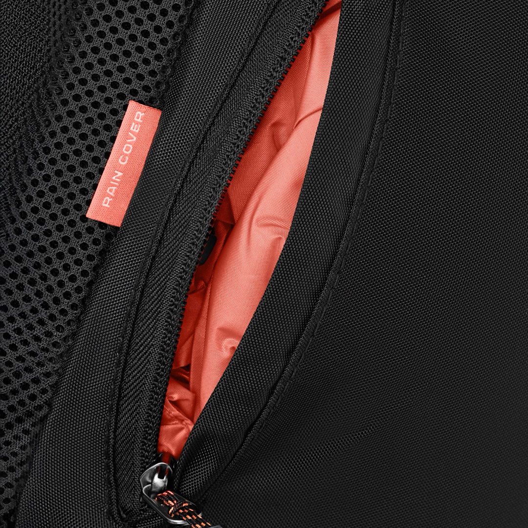 Weddell 35 Black pohodniški nahrbtnik – 35L črn nahrbtnik za pohodnike z vodoodporno prevleko