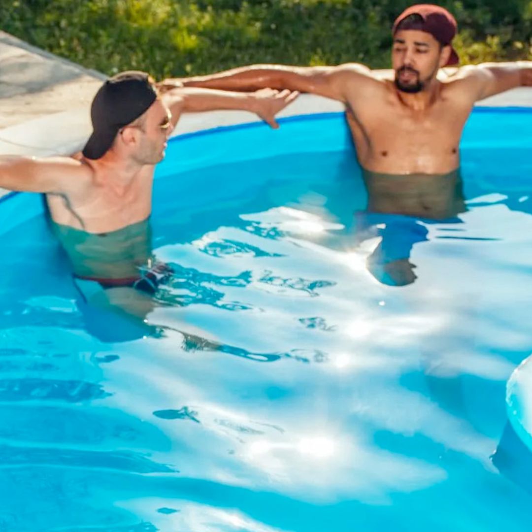 IPoolGo okrogli bazen 6 m x 1,6 m | Siva Barva | s tlačilko | Neprekosljiva Prostranost Za Brezskrbno Poletje! - slika 23