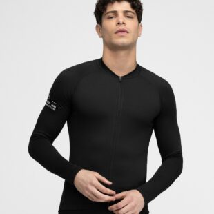 SIROKO Core Greylock moška termo kolesarska majica – oprijeta majica z dolgimi rokavi za vožnje v hladnem vremenu