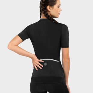 SIROKO Core Rainier ženska kolesarska majica – siva, kratki rokavi, ultralahka in zračna