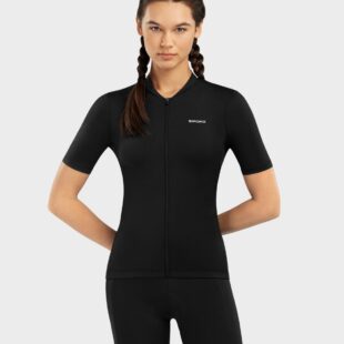 SIROKO Core Rainier ženska kolesarska majica – siva, kratki rokavi, ultralahka in zračna