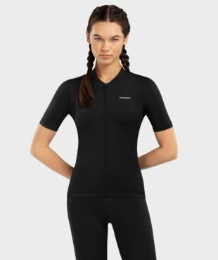 SIROKO Core Rainier ženska kolesarska majica – siva, kratki rokavi, ultralahka in zračna