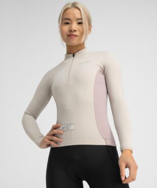 SIROKO GM3 Camino ženska kolesarska majica za gravel, dolgi rokav, za robustne terene in udobje