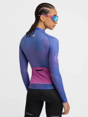 SIROKO M2 Quantum ženska kolesarska majica z dolgimi rokavi 1
