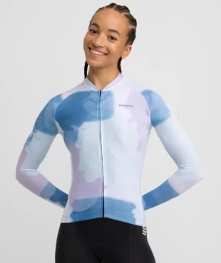 SIROKO M2 Zen ženska kolesarska majica z dolgimi rokavi, zasnovana za optimalno udobje in zmogljivost v hladnejših pogojih