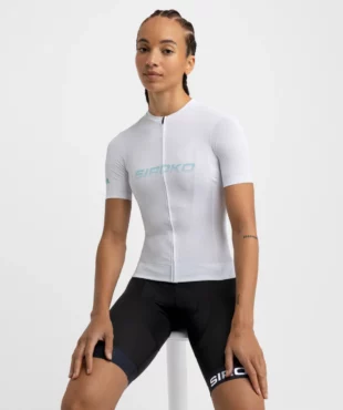 SIROKO M8 Luna ženska kolesarska mrežasta majica, zasnovana za maksimalno zračnost in udobje v vročih pogojih, primerna tudi za nočne vožnje