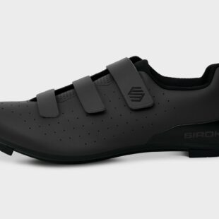 SIROKO RideRev Black cestni kolesarski čevlji, črne barve, za optimalen prenos moči in udobje