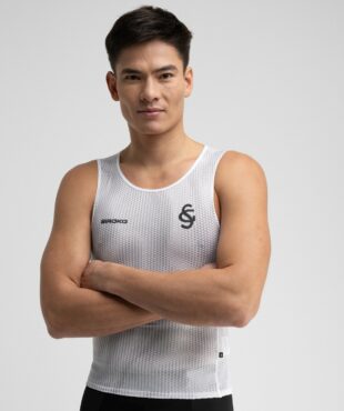 SIROKO SC BL Batalla moška kolesarska podmajica z logotipom Real Sporting de Gijón, ultralahka in zračna za optimalno udobje