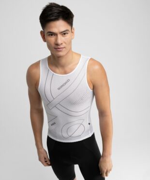 SIROKO SC BL Estadio moška kolesarska podmajica z logotipom Real Sporting de Gijón, ultralahka in zračna za optimalno udobje