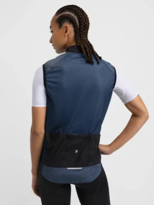 SIROKO V1-W Lavaredo ženski kolesarski brezrokavnik, črne barve, za zaščito pred vetrom in optimalno zračnost 1