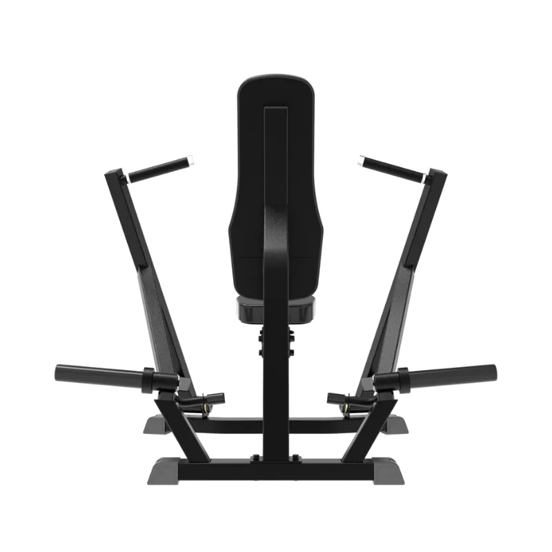 Profesionalna fitnes oprema Impulse IFP1201 Seated Chest Press v polnem pogledu.