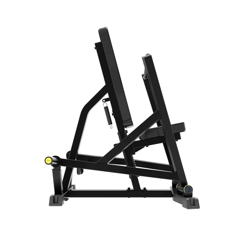 Profesionalna fitnes oprema Impulse IFP1201 Seated Chest Press v polnem pogledu.