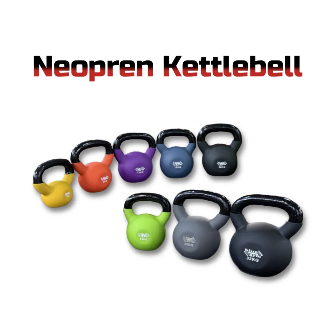 Neopren kettlebell (različne teže) | Barvita zaščita, železna moč in popolna funkcionalna vadba | po naročilu (dobava 7 do 14 dni)
