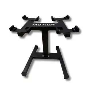 MOTIOX Stojalo za nastavljive enoročne uteži | Eleganca, red in varnost v vašem fitnes kotičku